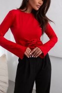 Czerwona bluzka z różą ROSE Czerwona bluzka z różą ROSE
