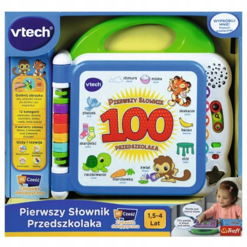 Pierwszy Słownik Przedszkolaka polsko -angielski książka Vtech Trefl 61090 Pierwszy Słownik Przedszkolaka polsko -angielski książka Vtech Trefl 61090
