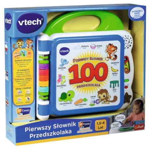 Pierwszy Słownik Przedszkolaka polsko -angielski książka Vtech Trefl 61090 Pierwszy Słownik Przedszkolaka polsko -angielski książka Vtech Trefl 61090