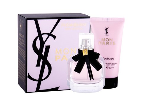 Yves Saint Laurent Edp ml + Mleczko do ciała ml Mon Paris Woda perfumowana 50 ml (W) (P2) Yves Saint Laurent Edp ml + Mleczko do ciała ml Mon Paris Woda perfumowana 50 ml (W) (P2)