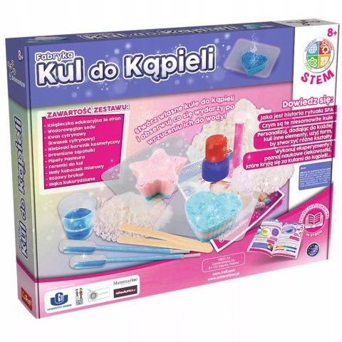 Fabryka kul do kąpieli 8+ zestaw edukacyjny Science4YOU Trefl 61096 Fabryka kul do kąpieli 8+ zestaw edukacyjny Science4YOU Trefl 61096