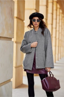 Kurtka Damska Model Clea SZA KUR0028 Grey - Roco Fashion - L/XL