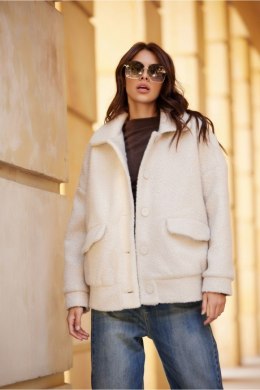 Kurtka Damska Model Ivon BEJ KUR0027 Beige - Roco Fashion - L/XL