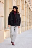 Kurtka Damska Model Ivon CZA KUR0027 Black - Roco Fashion - S/M Kurtka Damska Model Ivon CZA KUR0027 Black - Roco Fashion - S/M