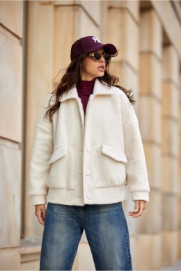 Kurtka Damska Model Ivon EKR KUR 27 Ecru - Roco Fashion - S/M