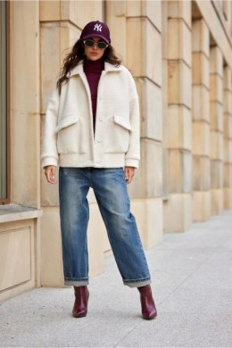 Kurtka Damska Model Ivon EKR KUR 27 Ecru - Roco Fashion - S/M