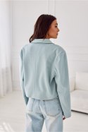 Marynarka Model Juliet MIE ZAK0017 Mint - Roco Fashion - uniwersalny Marynarka Model Juliet MIE ZAK0017 Mint - Roco Fashion - uniwersalny