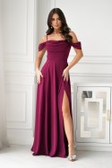 Sukienka Model 320-10 Bordo - Bicotone - 42 Sukienka Model 320-10 Bordo - Bicotone - 42
