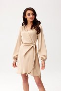 Sukienka Model Catlin BEZ SUK0476 Beige - Roco Fashion - 40 Sukienka Model Catlin BEZ SUK0476 Beige - Roco Fashion - 40