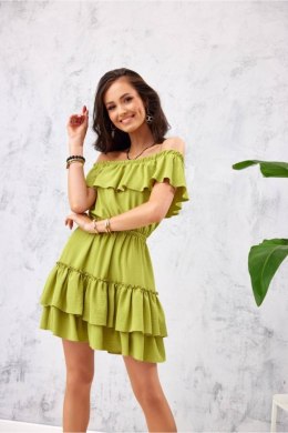 Sukienka Model LIM SUK0291 Limonka - Roco Fashion - 40
