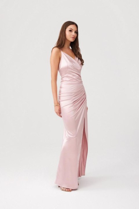 Sukienka Model Lamelia ROZ SUK0445 Pink - Roco Fashion - 40 Sukienka Model Lamelia ROZ SUK0445 Pink - Roco Fashion - 40