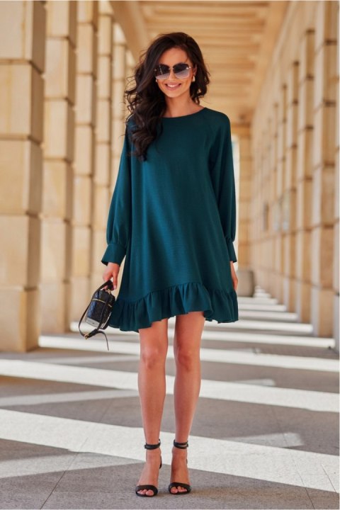 Sukienka Model Sintra BUT SUK0498 Bottle Green - Roco Fashion - 42 Sukienka Model Sintra BUT SUK0498 Bottle Green - Roco Fashion - 42