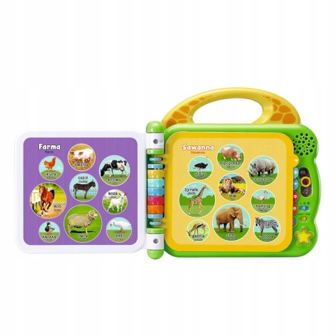 Wielki słownik zwierząt edukacyjny polsko - angielski książka Vtech 61457 Wielki słownik zwierząt edukacyjny polsko - angielski książka Vtech 61457