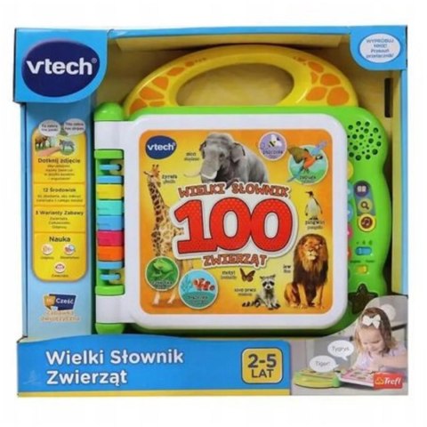 Wielki słownik zwierząt edukacyjny polsko - angielski książka Vtech 61457 Wielki słownik zwierząt edukacyjny polsko - angielski książka Vtech 61457