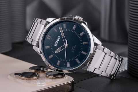 Zegarek Męski HUGO First 1530186 + BOX Zegarek Męski HUGO First 1530186 + BOX