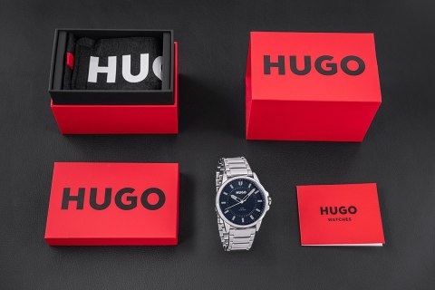 Zegarek Męski HUGO First 1530186 + BOX Zegarek Męski HUGO First 1530186 + BOX