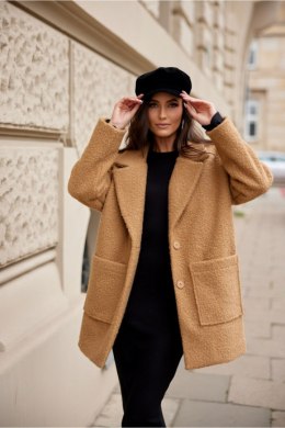 Kurtka Damska Model Sanchez CAM KUR0019 Camel - Roco Fashion - 40