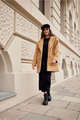 Kurtka Damska Model Sanchez CAM KUR0019 Camel - Roco Fashion - 40
