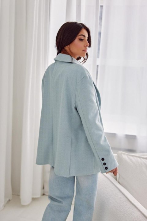 Marynarka Model Arya MIE ZAK0018 Mint - Roco Fashion - uniwersalny Marynarka Model Arya MIE ZAK0018 Mint - Roco Fashion - uniwersalny