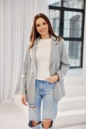 Marynarka Model Freya SZA ZAK0016 Grey - Roco Fashion - 40 Marynarka Model Freya SZA ZAK0016 Grey - Roco Fashion - 40