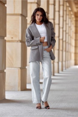 Marynarka Model Meghan BRM ZAK0007 Brown Melange - Roco Fashion - uniwersalny
