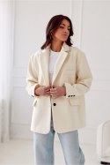 Marynarka Model Meghan VAN ZAK0007 Wanilia - Roco Fashion - uniwersalny