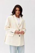 Marynarka Model Meghan VAN ZAK0007 Wanilia - Roco Fashion - uniwersalny