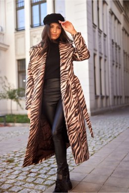 Płaszcz Damski Model Palermo CAM PLA0034 Camel - Roco Fashion - 38