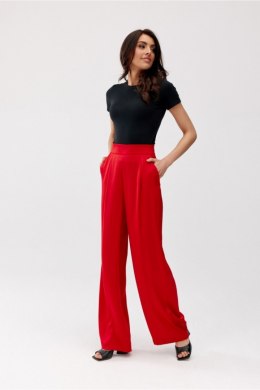 Spodnie Damskie Model Elsa CZE SPD0034 Red - Roco Fashion - 40