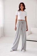 Spodnie Damskie Model Poppy SZA SPD0033 Grey - Roco Fashion - 42 Spodnie Damskie Model Poppy SZA SPD0033 Grey - Roco Fashion - 42