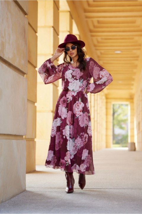 Sukienka Model Ariela SUK0493 71D Multicolor - Roco Fashion - 42 Sukienka Model Ariela SUK0493 71D Multicolor - Roco Fashion - 42