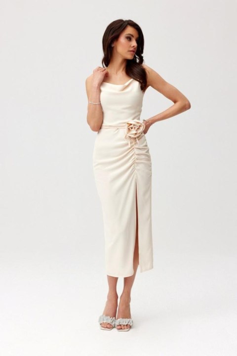 Sukienka Model Maribel BEJ SUK0480 Light Beige - Roco Fashion - 34 Sukienka Model Maribel BEJ SUK0480 Light Beige - Roco Fashion - 34