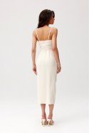 Sukienka Model Maribel BEJ SUK0480 Light Beige - Roco Fashion - 42 Sukienka Model Maribel BEJ SUK0480 Light Beige - Roco Fashion - 42