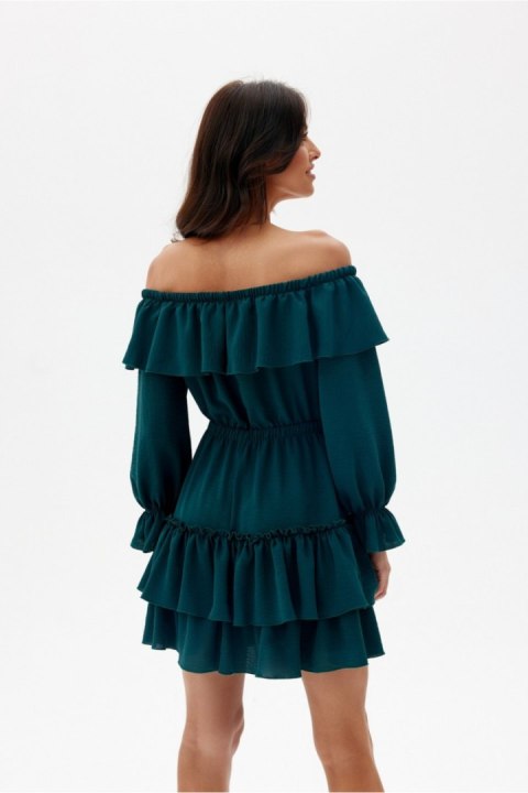Sukienka Model Morella BUT SUK0491 Bottle Green - Roco Fashion - 38 Sukienka Model Morella BUT SUK0491 Bottle Green - Roco Fashion - 38
