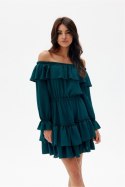 Sukienka Model Morella BUT SUK0491 Bottle Green - Roco Fashion - 38 Sukienka Model Morella BUT SUK0491 Bottle Green - Roco Fashion - 38