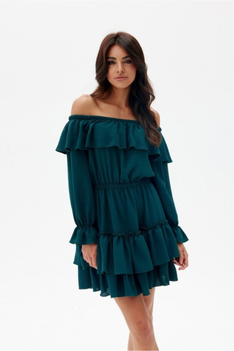 Sukienka Model Morella BUT SUK0491 Bottle Green - Roco Fashion - 38 Sukienka Model Morella BUT SUK0491 Bottle Green - Roco Fashion - 38