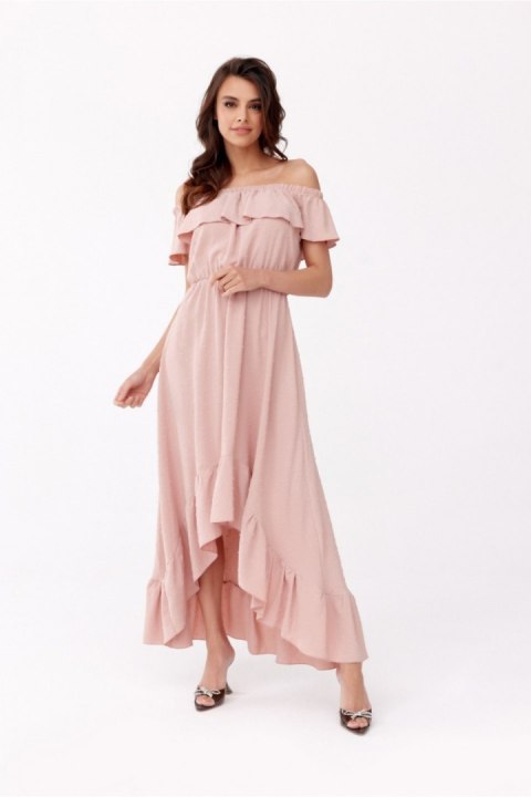 Sukienka Model ROZ SUK0334 Pink - Roco Fashion - 36 Sukienka Model ROZ SUK0334 Pink - Roco Fashion - 36