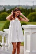 Sukienka Model Siena EKR SUK0482 Ecru - Roco Fashion - S/M Sukienka Model Siena EKR SUK0482 Ecru - Roco Fashion - S/M