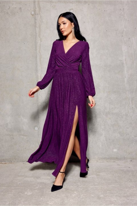 Sukienka Model Tiffany BIS SUK0420 Violet - Roco Fashion - 36 Sukienka Model Tiffany BIS SUK0420 Violet - Roco Fashion - 36