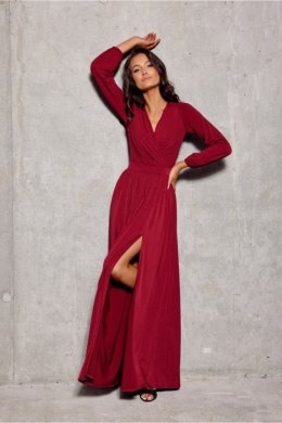 Sukienka Model Tiffany BOR SUK0420 Bordo - Roco Fashion - 36
