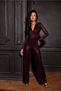 Kombinezon Model Asurio BOR KMB0006 Bordo - Roco Fashion - 40