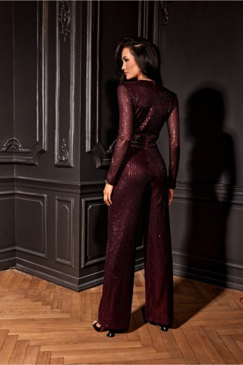 Kombinezon Model Asurio BOR KMB0006 Bordo - Roco Fashion - 40 Kombinezon Model Asurio BOR KMB0006 Bordo - Roco Fashion - 40
