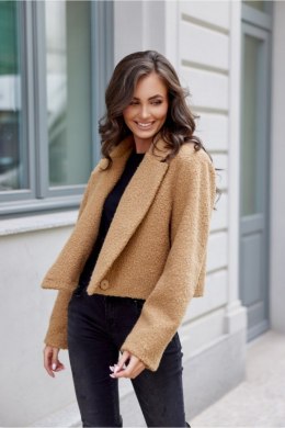 Kurtka Damska Model Renate CAM KUR0018 Camel - Roco Fashion - uniwersalny