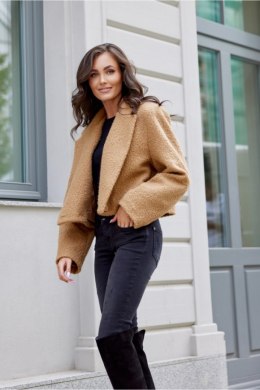 Kurtka Damska Model Renate CAM KUR0018 Camel - Roco Fashion - uniwersalny