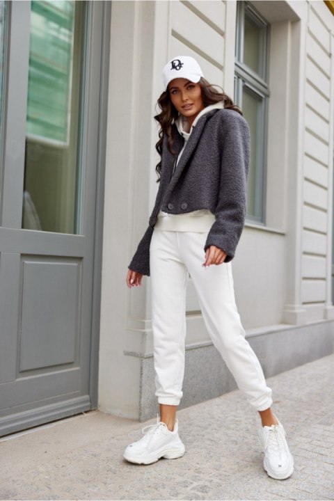 Kurtka Damska Renate SZA KUR0018 Grey - Roco Fashion - uniwersalny Kurtka Damska Renate SZA KUR0018 Grey - Roco Fashion - uniwersalny