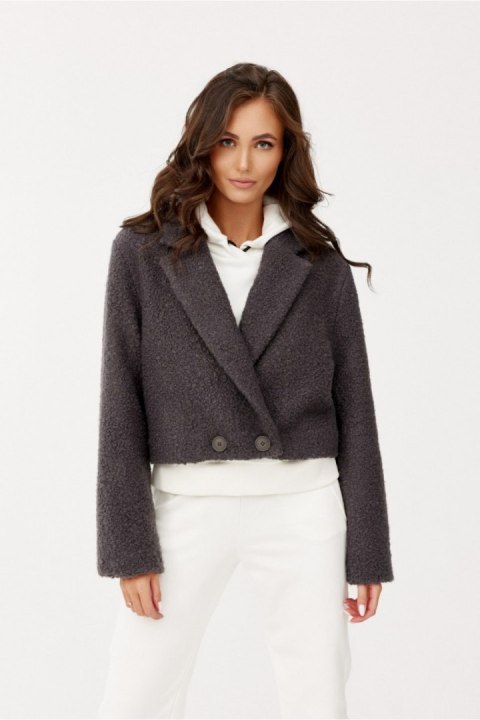 Kurtka Damska Renate SZA KUR0018 Grey - Roco Fashion - uniwersalny Kurtka Damska Renate SZA KUR0018 Grey - Roco Fashion - uniwersalny