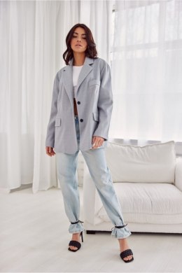 Marynarka Model Arya SZA ZAK0018 Grey - Roco Fashion - uniwersalny