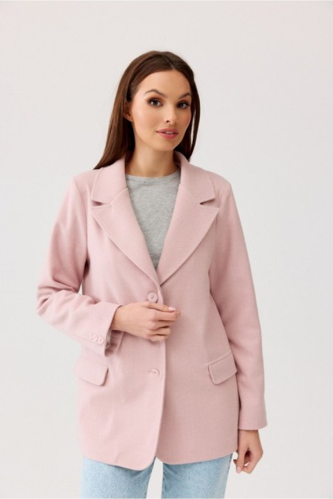 Marynarka Model Freya ROZ ZAK0016 Pink - Roco Fashion - 42 Marynarka Model Freya ROZ ZAK0016 Pink - Roco Fashion - 42