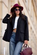 Marynarka Model Nadine CZA ZAK0020 Black - Roco Fashion - uniwersalny