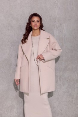 Płaszcz Damski Model Betty BEJ PLA0040 Light Beige - Roco Fashion - 36